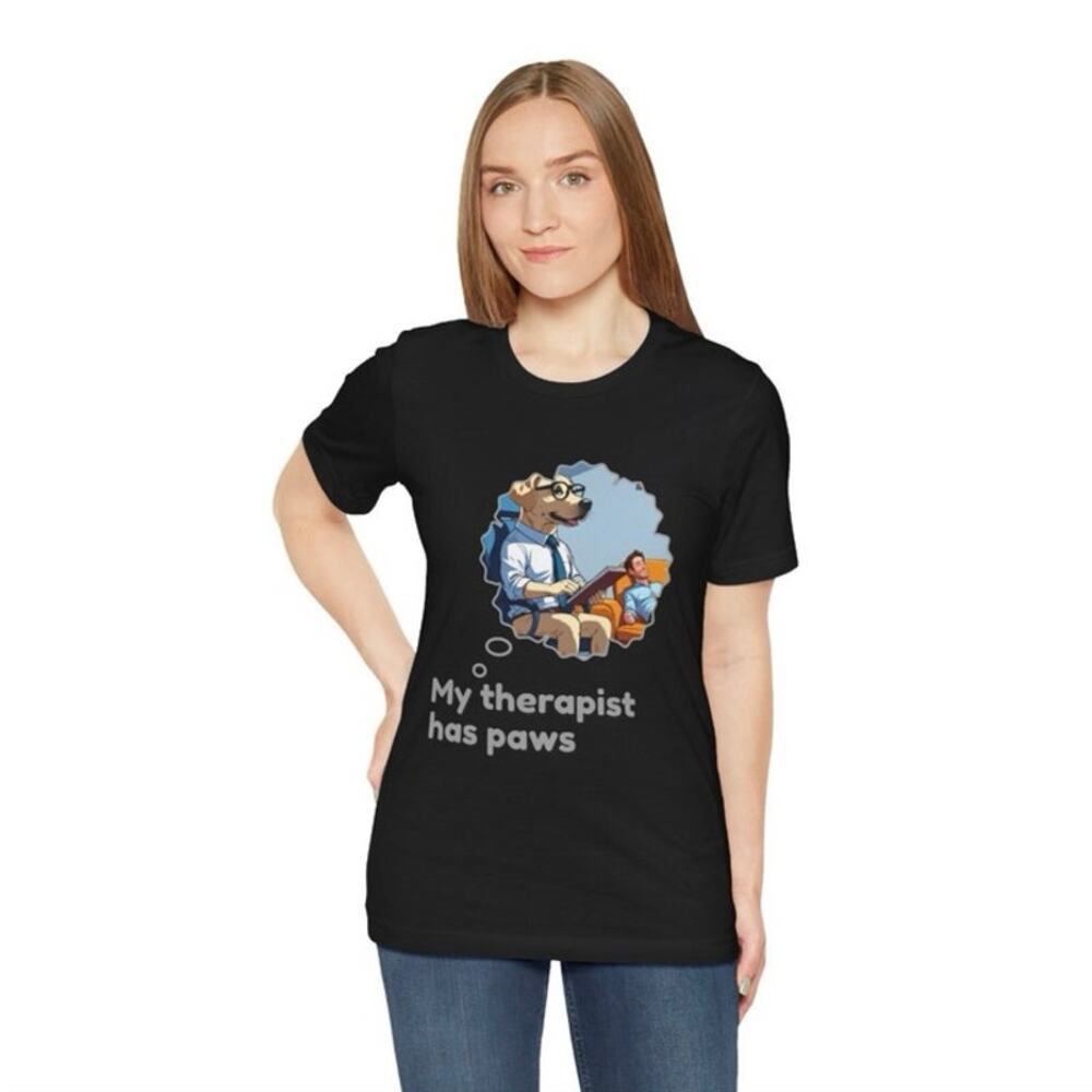 New Charming Animal Therapy Tee featuring Labrador - A Must-Have for Pet Lover